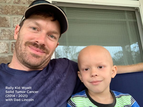 Rally Kid Wyatt with Dad Lincoln